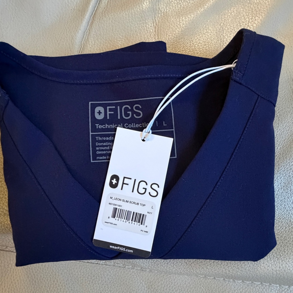 Figs Navy Blue Scrub set